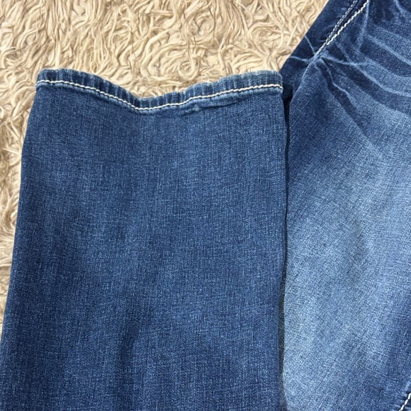 Miss Me Women's Boot Cut Jeans with Black and White Embroidery - Picture 6 of 7